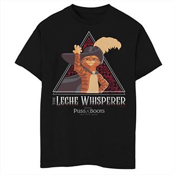 Boys 8-20 Puss in Boots The Last Wish Leche Whisperer Graphic Tee