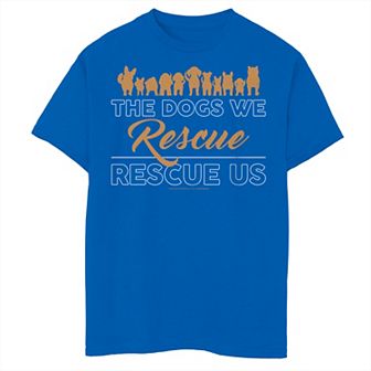 Boys 8-20 A Dog's Purpose We Rescue Us Silhouettes Graphic Tee