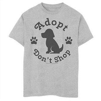 Boys 8-20 A Dog's Purpose Adopt Don't Shop Paw Prints Silhouette Graphic Tee