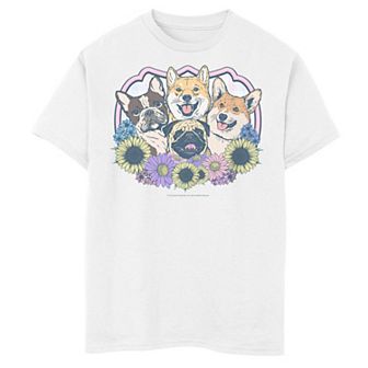 Boys 8-20 A Dog's Purpose Dogs Floral Badge Graphic Tee