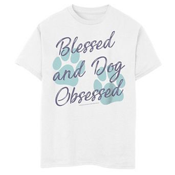Boys 8-20 A Dog's Purpose Blessed And Obsessed Paw Prints Graphic Tee