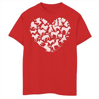 Boys 6-20 A Dog's Purpose Heart Silhouettes Graphic Tee