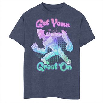 Boys 8-20 Marvel Guardians of the Galaxy Get Your Groot On Graphic Tee