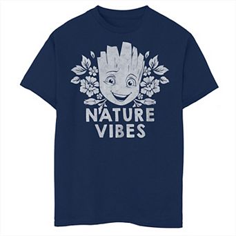 Boys 8-20 Marvel Guardians of the Galaxy Groot Nature Vibes Graphic Tee