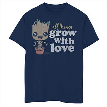 Boys 8-20 Marvel Guardians of the Galaxy Baby Groot All Things Grow With Love Graphic Tee