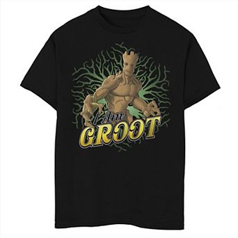 Boys 8-20 Marvel Guardians of the Galaxy Classic I Am Groot Adult Torso Graphic Tee