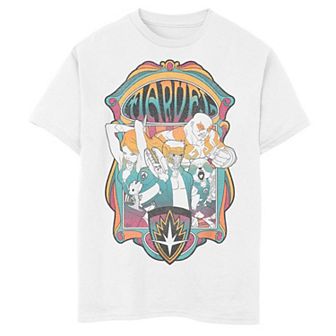 Boys 8-20 Marvel Guardians of the Galaxy Retro Group Shot Graphic Tee