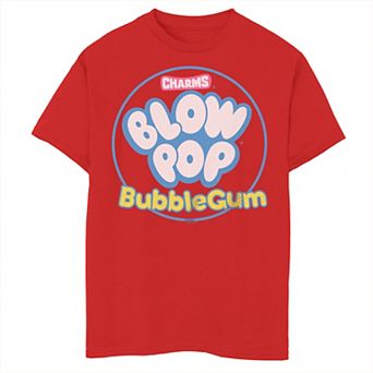 Boys 8-20 Charms Blow Pop Bubble Gum Simple Logo Graphic Tee