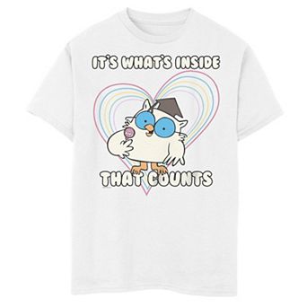 Boys 8-20 Tootsie Roll Pop It's What's Inside That Counts Mr. Owl Hearts Graphic Tee