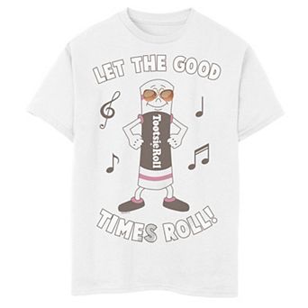 Boys 8-20 Tootsie Roll Man Let The Good Times Music Graphic Tee