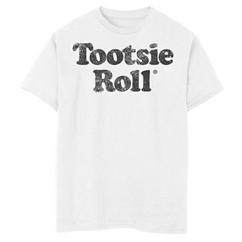 Boys 8-20 Tootsie Roll Distressed Simple Logo Graphic Tee