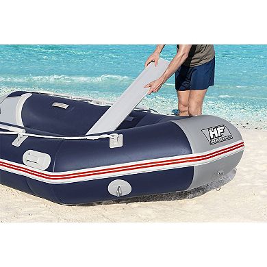 Bestway Hydro-Force Mirovia Pro Inflatable 5 Person Outdoor Water Raft Boat Set