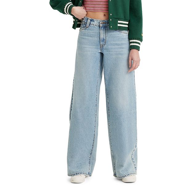 High-Rise Baggy Wide-Leg Jeans