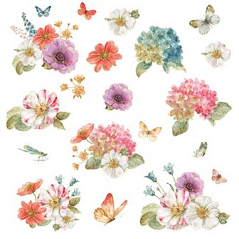 RoomMates Lisa Audit Garden Bouquet Peel & Stick Wall Decals