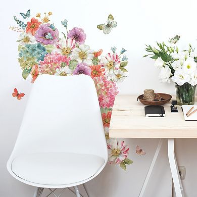 RoomMates Lisa Audit Garden Bouquet Peel & Stick Wall Decals