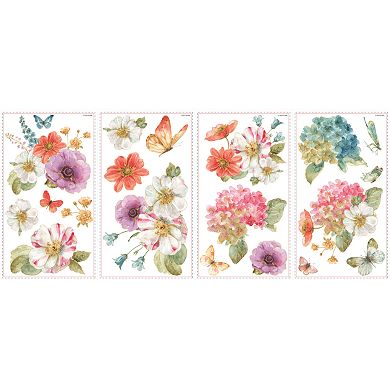 RoomMates Lisa Audit Garden Bouquet Peel & Stick Wall Decals
