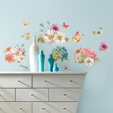 RoomMates Lisa Audit Garden Bouquet Peel & Stick Wall Decals