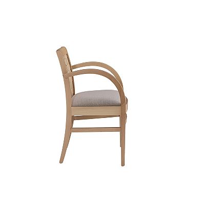 Linon Samantha Woven Arm Chair
