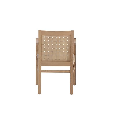 Linon Samantha Woven Arm Chair