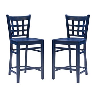 Linon Lola Counter Stool 2 pc Set