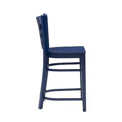 Linon Lola Counter Stool 2-Piece Set