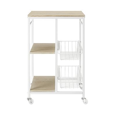 Linon Alicia Small Kitchen Cart