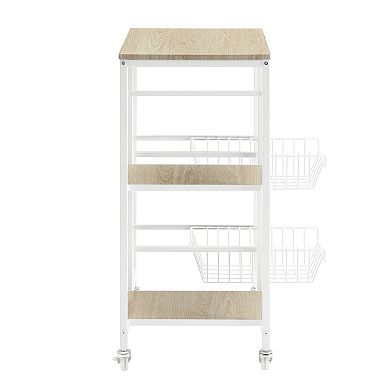 Linon Alicia Small Kitchen Cart