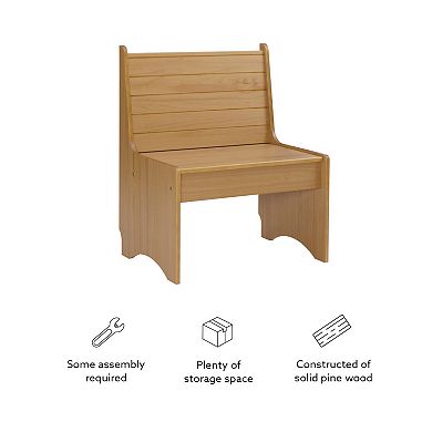 Linon Linson Small Back Rest Bench