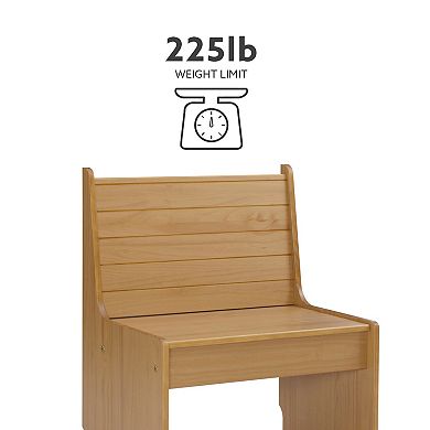 Linon Linson Small Back Rest Bench