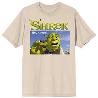 Juniors' Shrek Hey There Graphic Tee