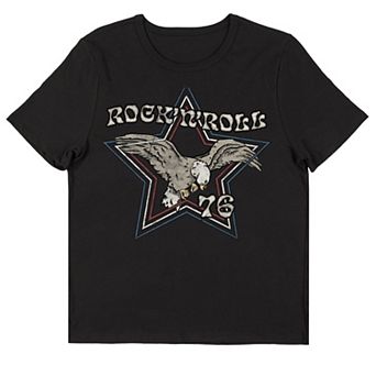 Juniors' Vintage Inspired Rock Graphic Tee