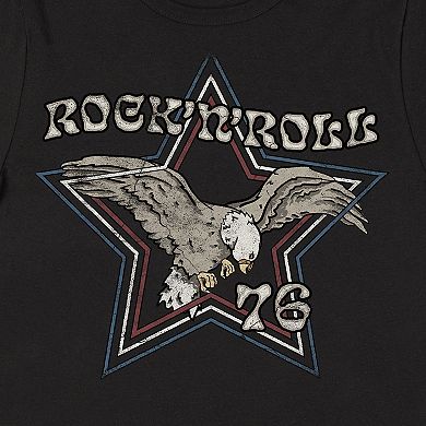 Juniors' Vintage Inspired Rock Graphic Tee