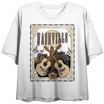 Juniors' Vintage Country Nashville Graphic Tee