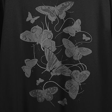 Juniors' Butterfly Flight Graphic Tee