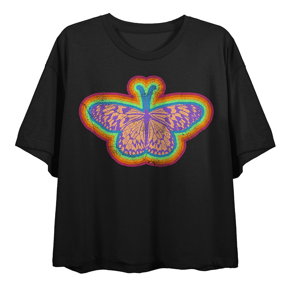 mineB Full Size Butterfly Graphic Tee Shirt main image 1