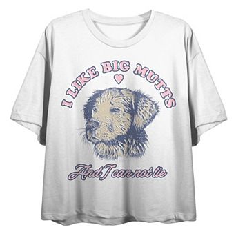 Juniors' I Like Big Mutts and I Cannot Lie Graphic Tee