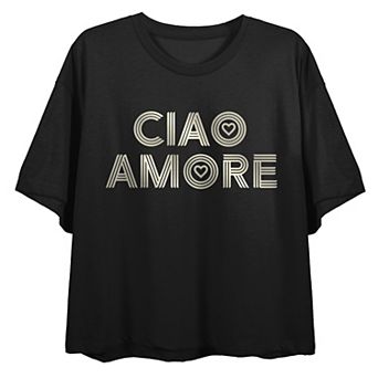 Juniors' Ciao Amore Graphic Tee
