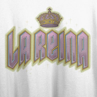 Juniors' La Reina Queen Graphic Tee