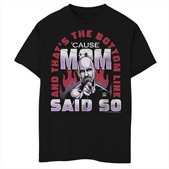 Boys 8-20 WWE Cause Mom Said So Graphic Tee