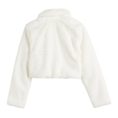 Girls 7-16 Knit Works Faux-Fur Jacket
