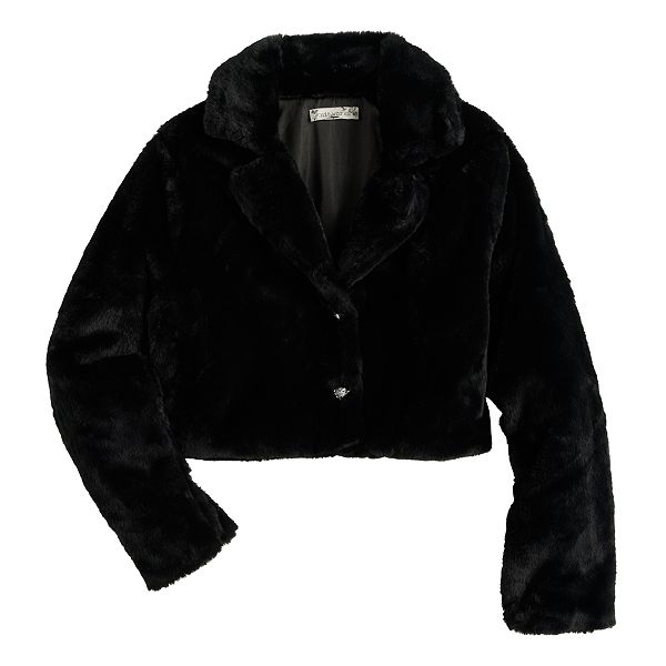 Girls 716 Knit Works FauxFur Jacket