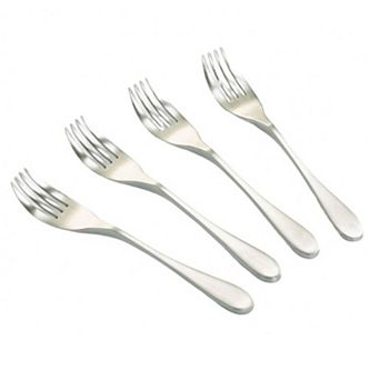 Knork Original Matte 4 pc Stainless Steel Dinner Fork Set