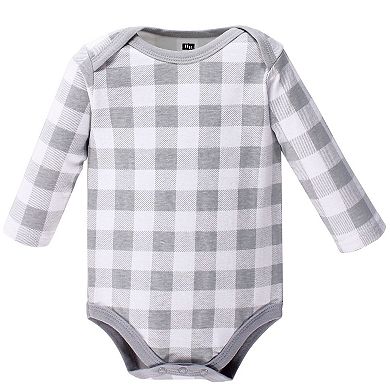 Infant Boy Cotton Long-Sleeve Bodysuits 5pk