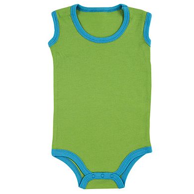 Luvable Friends Baby Boy Cotton Sleeveless Bodysuits 5pk, Crab, 3-6 Months