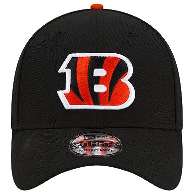 Men's New Era Black Cincinnati Bengals Classic 39THIRTY Flex Hat
