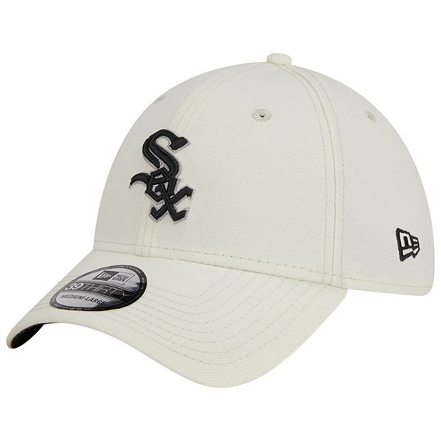 New Era Men's Chicago White Sox 39Thirty Classic Black Stretch Fit Hat