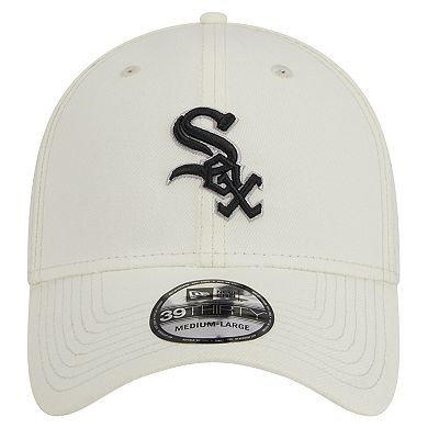 Men's New Era White Chicago White Sox Chrome Team Classic 39THIRTY Flex Hat