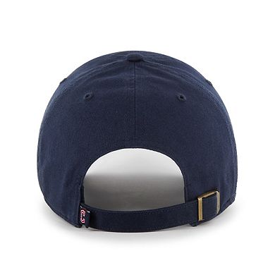 Men's '47 Navy Cleveland Guardians Team Pride Clean Up Adjustable Hat