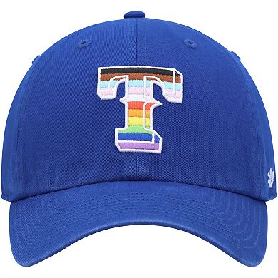 Men's '47 Royal Texas Rangers Team Pride Clean Up Adjustable Hat