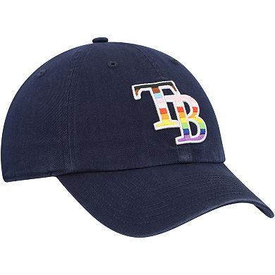 Men's '47 Navy Tampa Bay Rays Team Pride Clean Up Adjustable Hat
